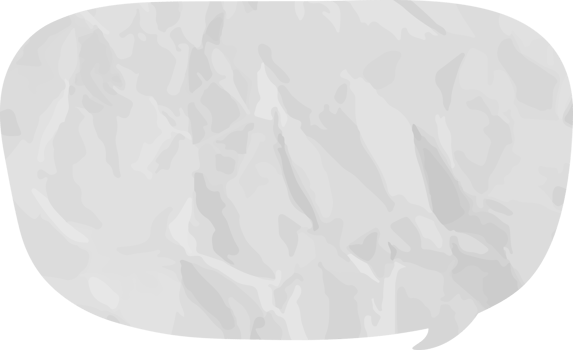 speech bubble wrinkled png