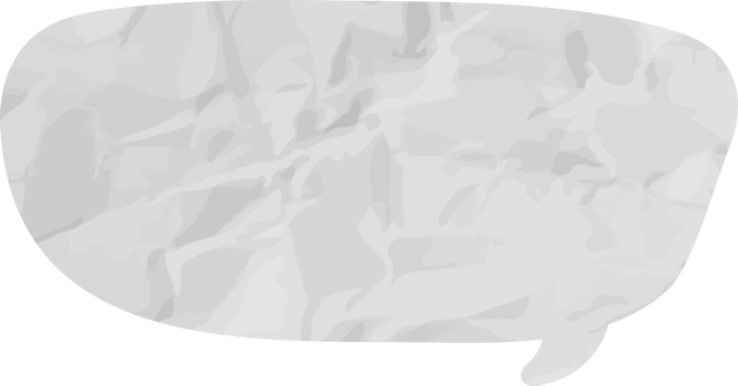 speech bubble wrinkled png