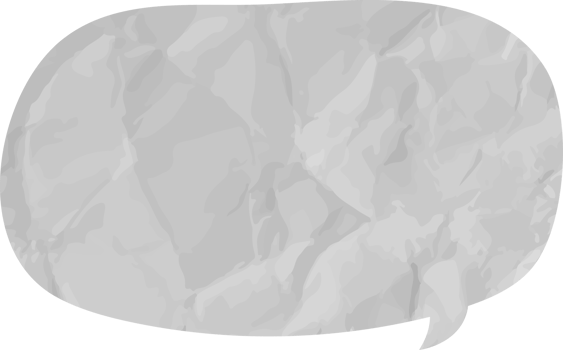 speech bubble wrinkled png