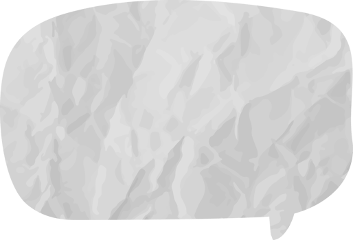 speech bubble wrinkled png