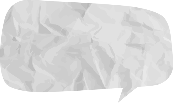 speech bubble wrinkled png
