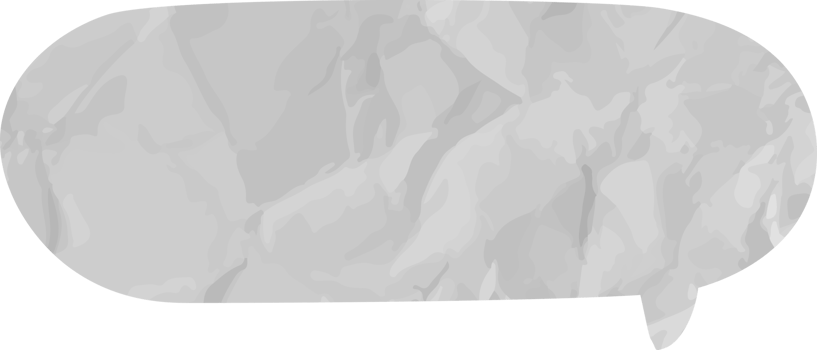 speech bubble wrinkled png