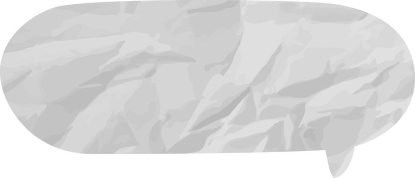 speech bubble wrinkled png