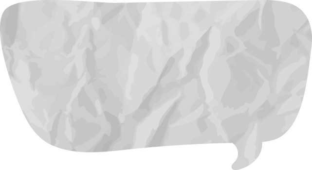 speech bubble wrinkled png
