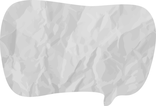 speech bubble wrinkled png