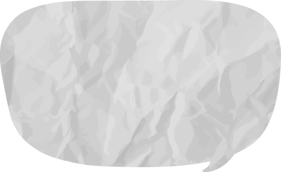 speech bubble wrinkled png