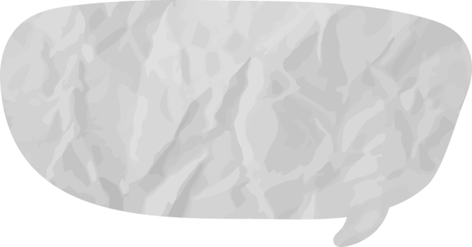 speech bubble wrinkled png