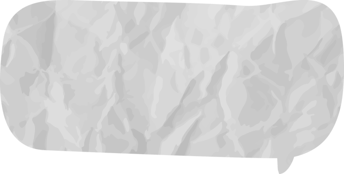 speech bubble wrinkled png