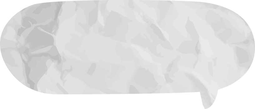 speech bubble wrinkled png