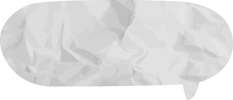 speech bubble wrinkled png