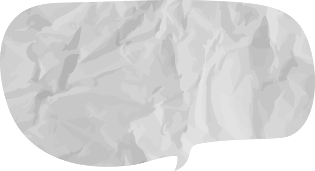 speech bubble wrinkled png