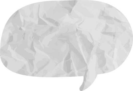 speech bubble wrinkled png