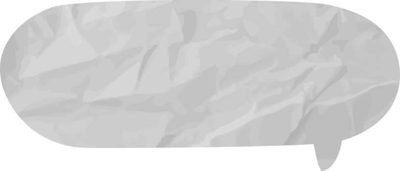 speech bubble wrinkled png