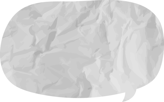speech bubble wrinkled png