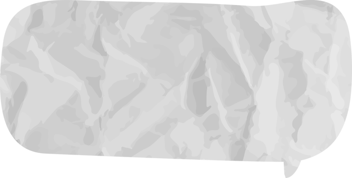 speech bubble wrinkled png