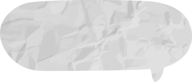 speech bubble wrinkled png