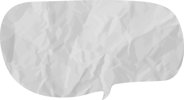 speech bubble wrinkled png