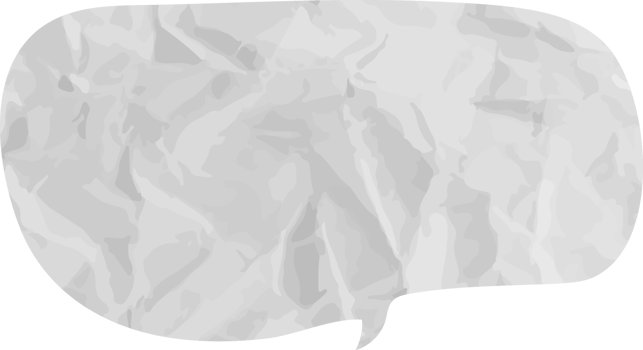 speech bubble wrinkled png
