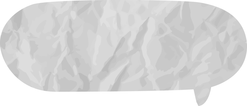 speech bubble wrinkled png