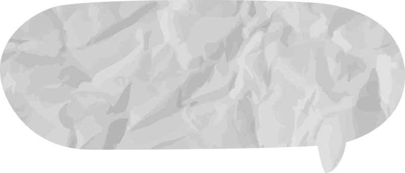 speech bubble wrinkled png