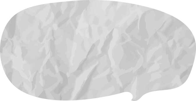 speech bubble wrinkled png