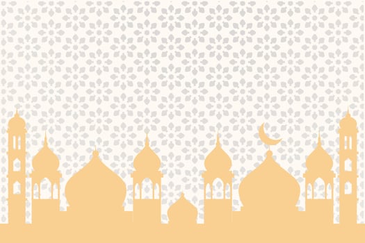 Eid al-Fitr, Ramadhan decorative greeting card vector