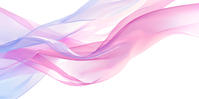 AI Generated A pink and blue abstract background featuring flowing fabric. png
