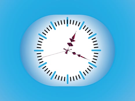 table clock illustration vector
