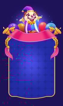 Vector hand painted April Fool's Day decoration popup