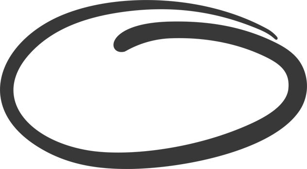 Highlight pen line. Hand drawn circle underline sketch. Oval pencil stroke. Doodle mark scribble. Ellipse and round emphasis. png