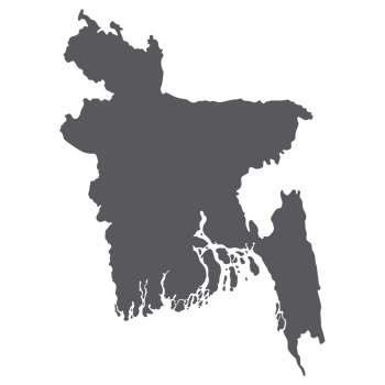 Bangladesh map. Map of Bangladesh in grey color png