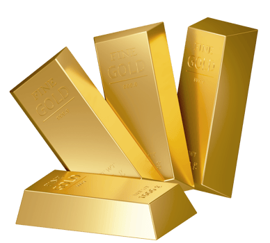 Gold Bullion, Fine Gold bars, gold treasury. banking, business, investment, and exchange rates, Gold market. poster design and infographics with transparent backgrounds. 3D illustration png