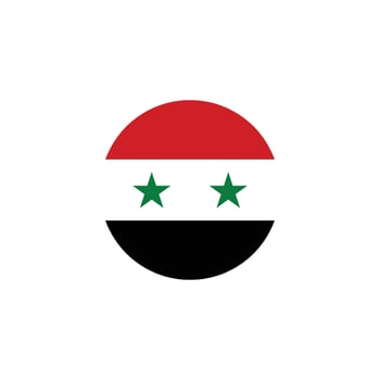syria flag icon vector