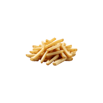 Fast food of Fries Potatoes isolated on transparent background png