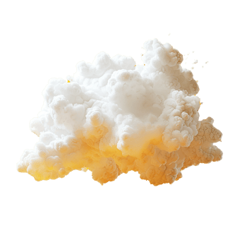 AI generated Cloud png isolated on transparent background
