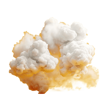AI generated Cloud png isolated on transparent background