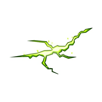 broken ground crack cartoon vector illustration