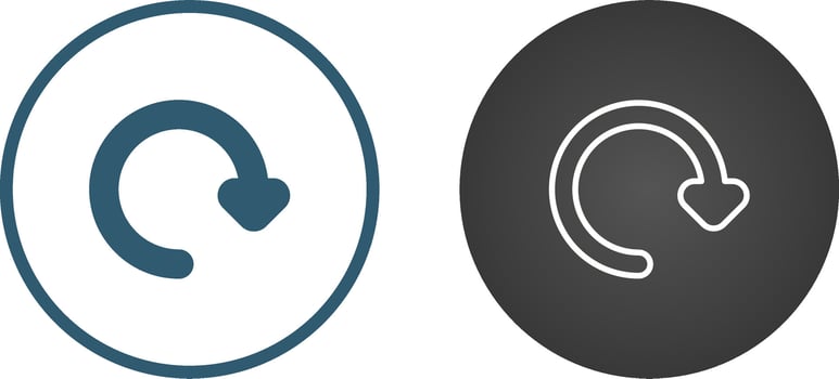 Rotate Right Vector Icon
