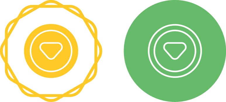 Caret Down Vector Icon
