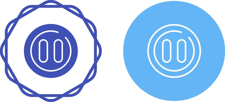Pause Circle Vector Icon