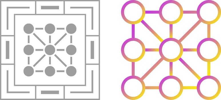 Association Rules Vector Icon