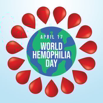 World Hemophilia Day design template good for celebration usage. blood vector illustration. vector eps 10. flat design.