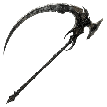 AI generated Death Scythe or War Hammer on Transparent background - Ai Generated png