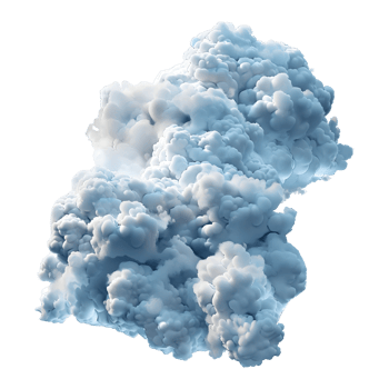 AI generated Cloud in The Air on Transparent background - Ai Generated png