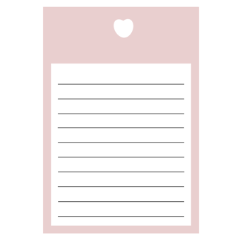 This is a memo pad you can use for notes png