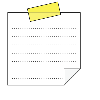 This is a memo pad you can use for notes png