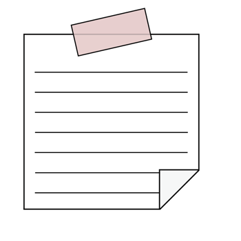 This is a memo pad you can use for notes png