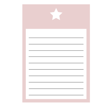 This is a memo pad you can use for notes png