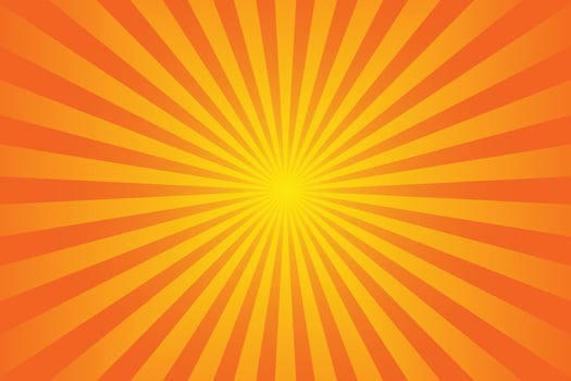 Vector Sunburst Pattern Background for Summer Banner