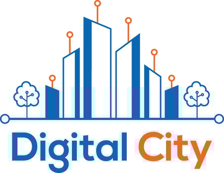 City Residential Construction Logo Template Design For Company vector
